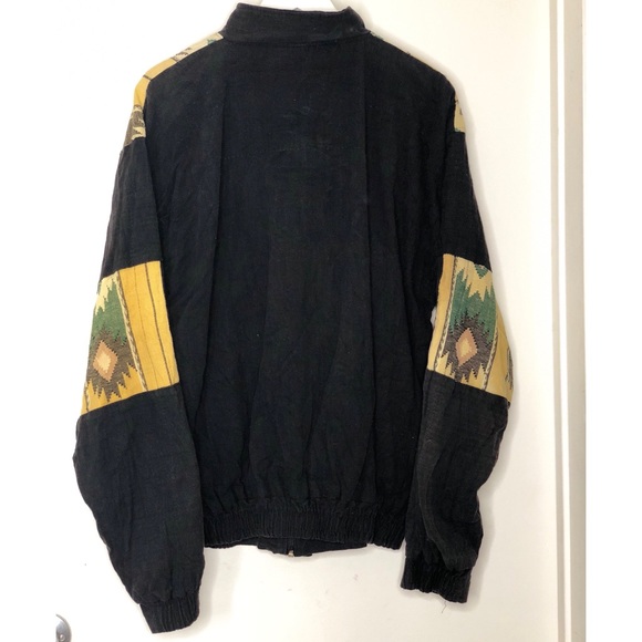 VINTAGE RARE 90s half print bomber - Picture 2 of 5